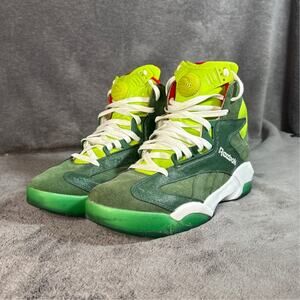 Reebok Shaq Attaq The Pump Ghost Of Christmas Present Style #V61428 Mens Size 10